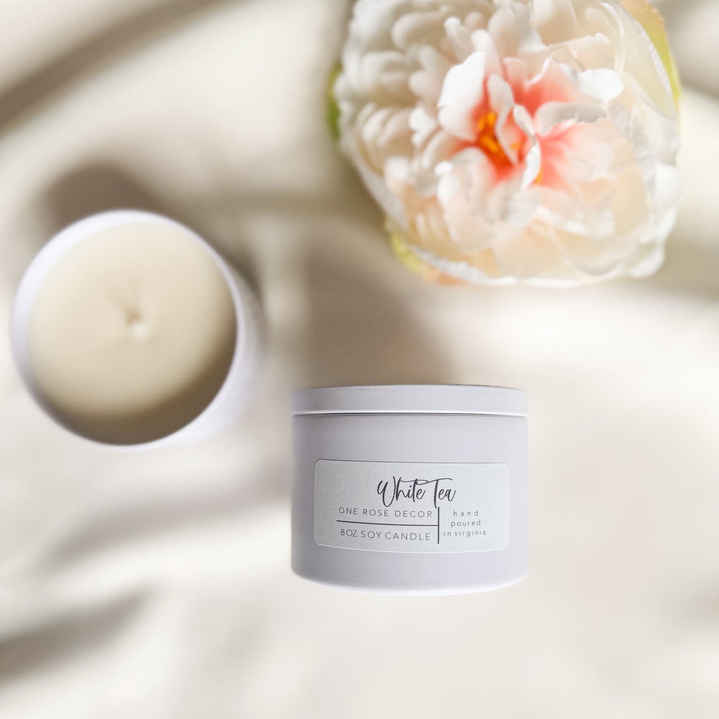 White Tea Candle