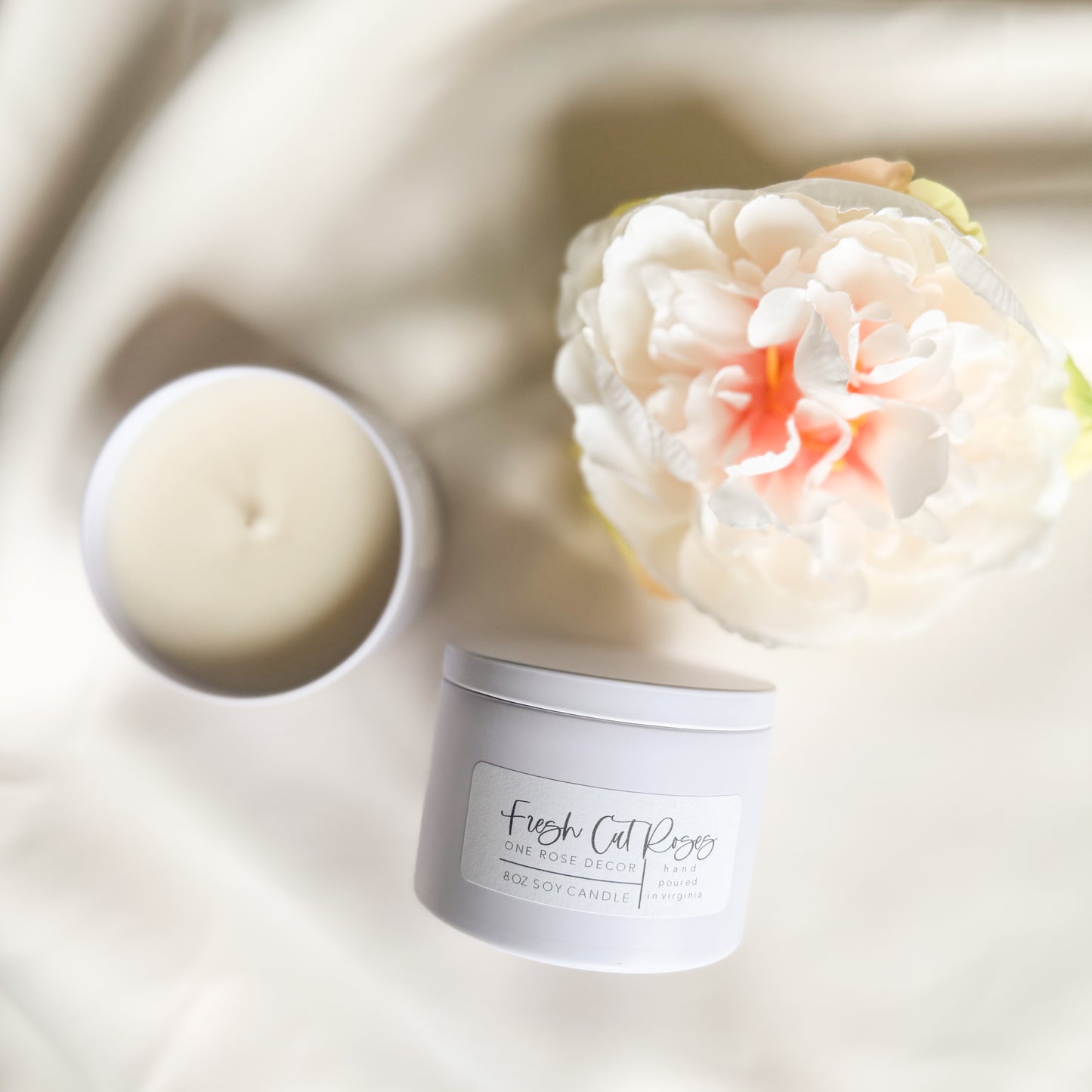 Fresh Cut Roses Candle