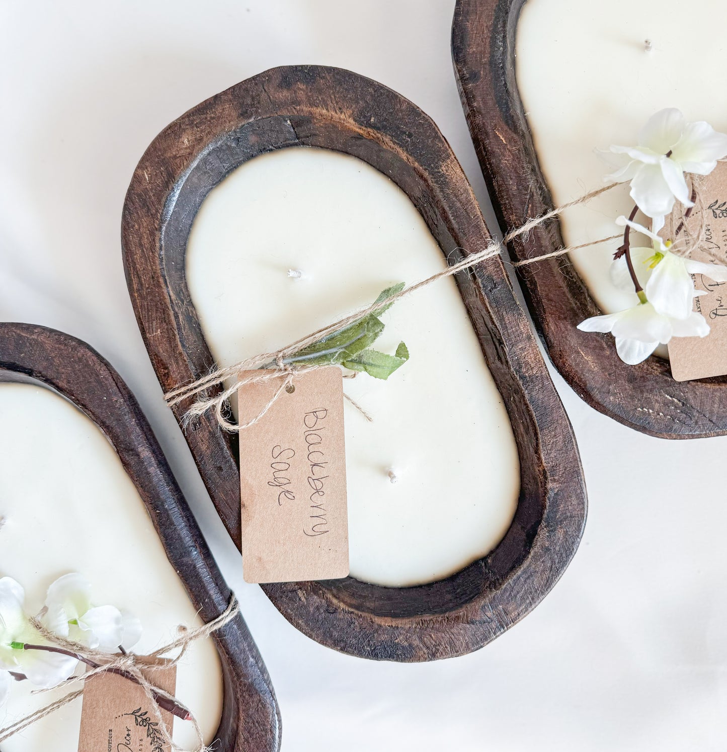 Blackberry Sage | 3 Wick Dough Bowl Candle