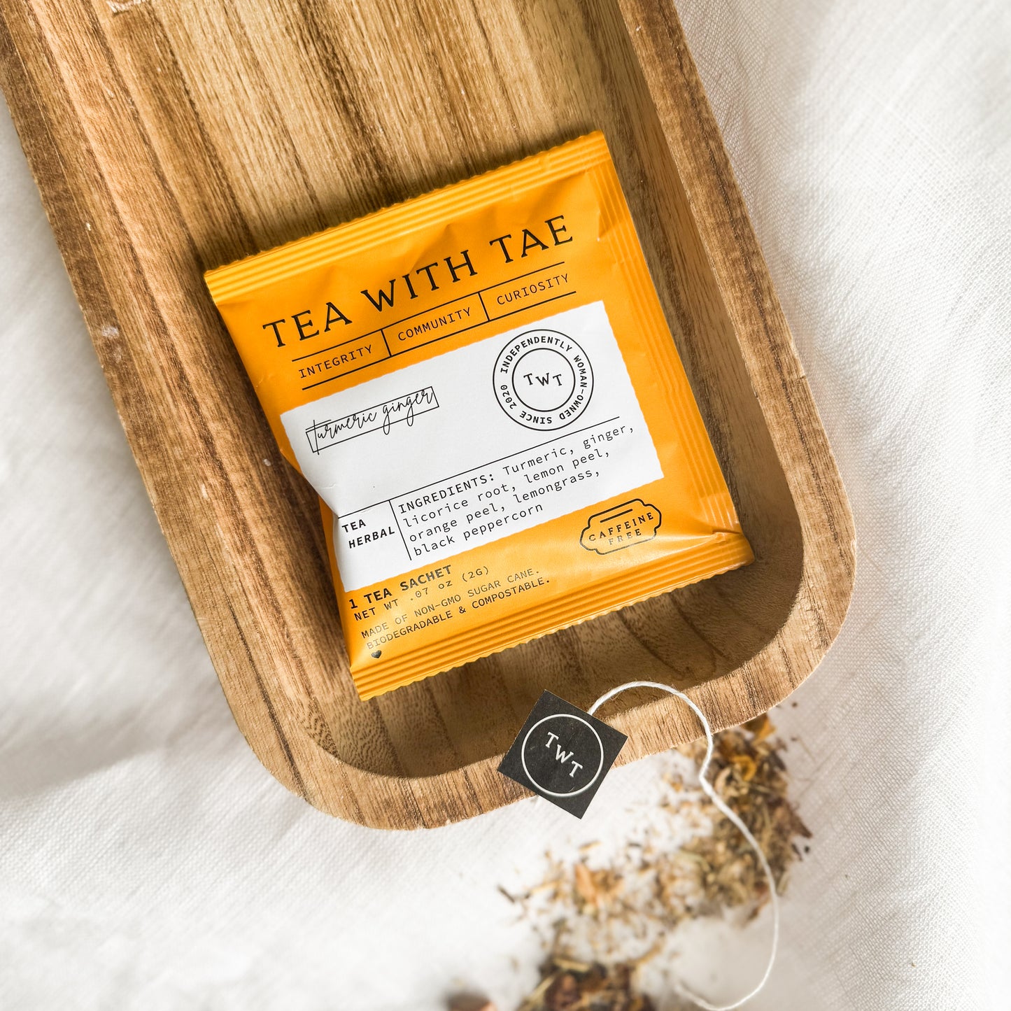 Turmeric Ginger Tea Sachet