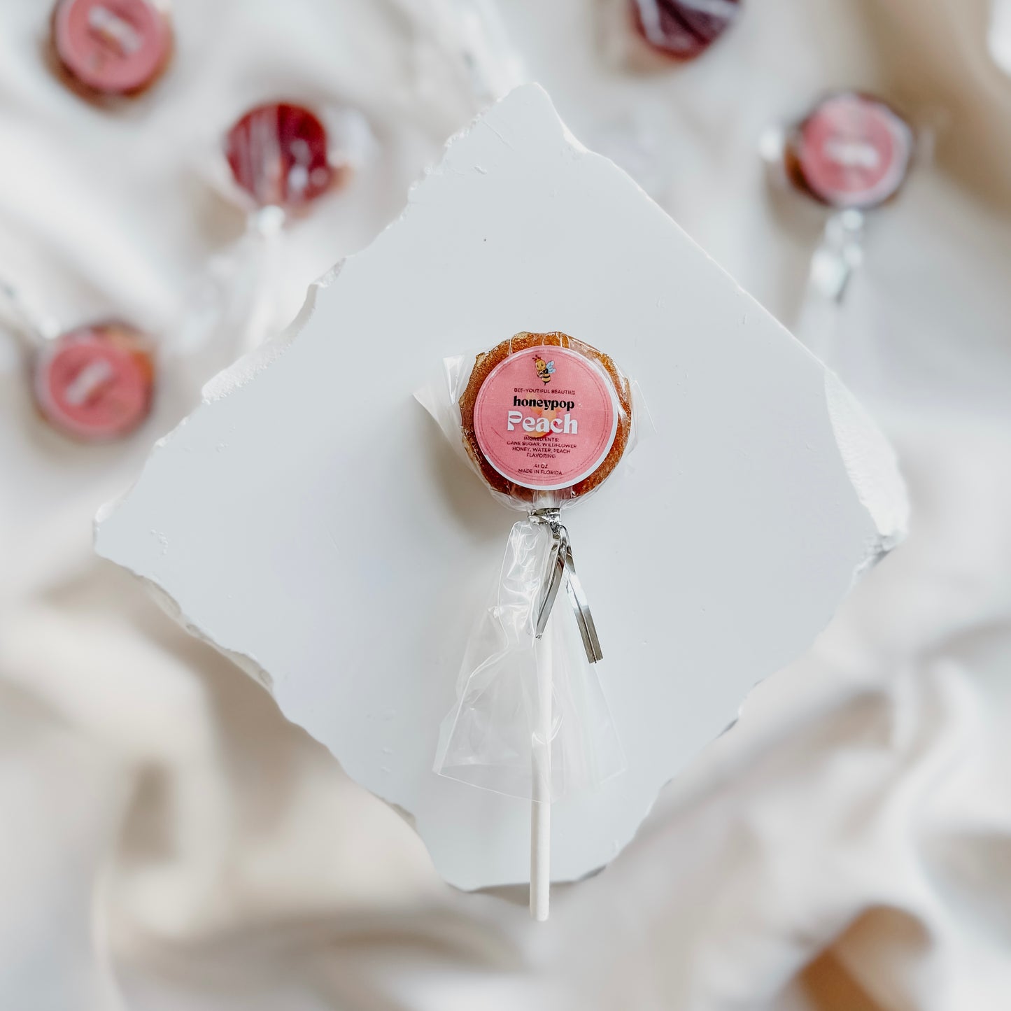 Honey Peach Lollipop