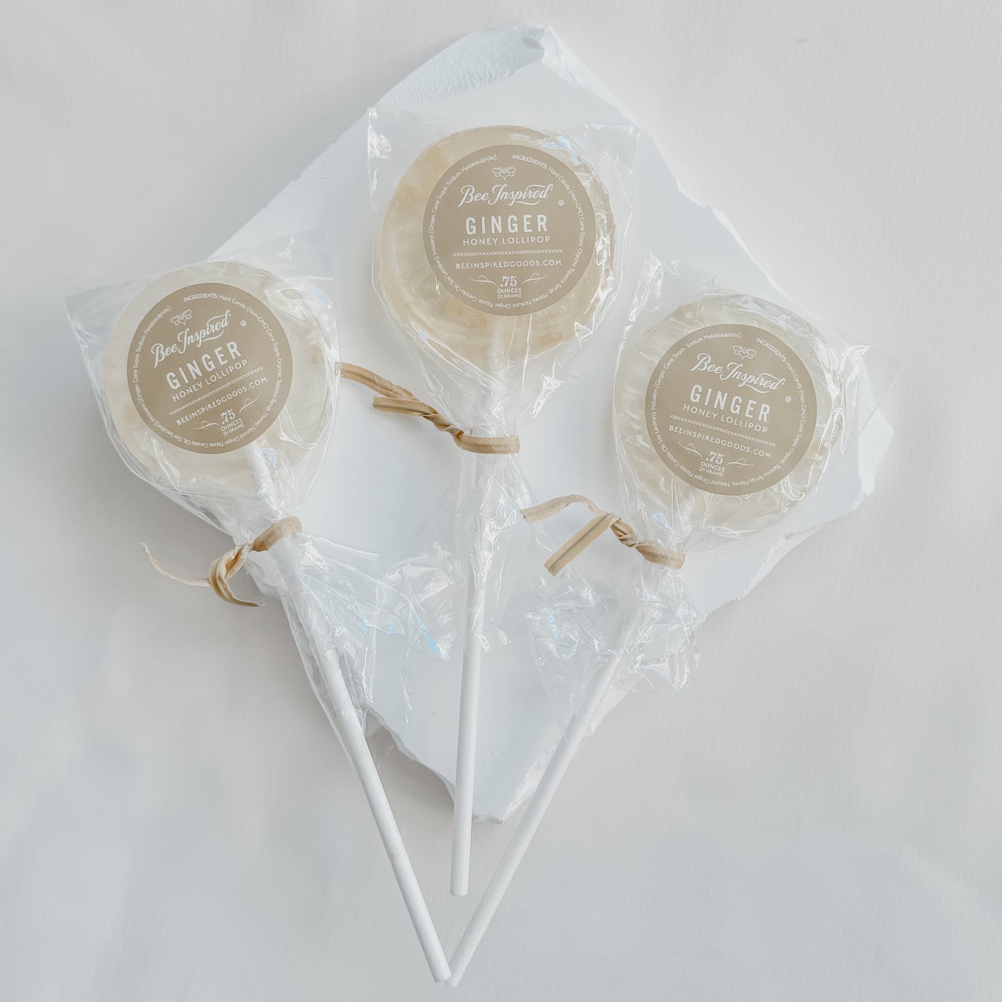 Honey Ginger Lollipop