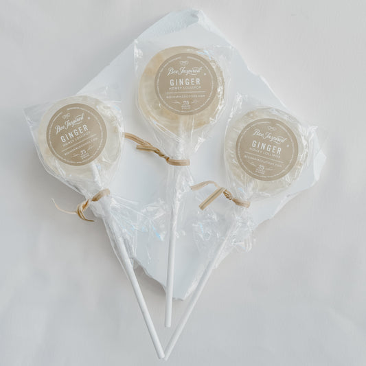 Honey Ginger Lollipop
