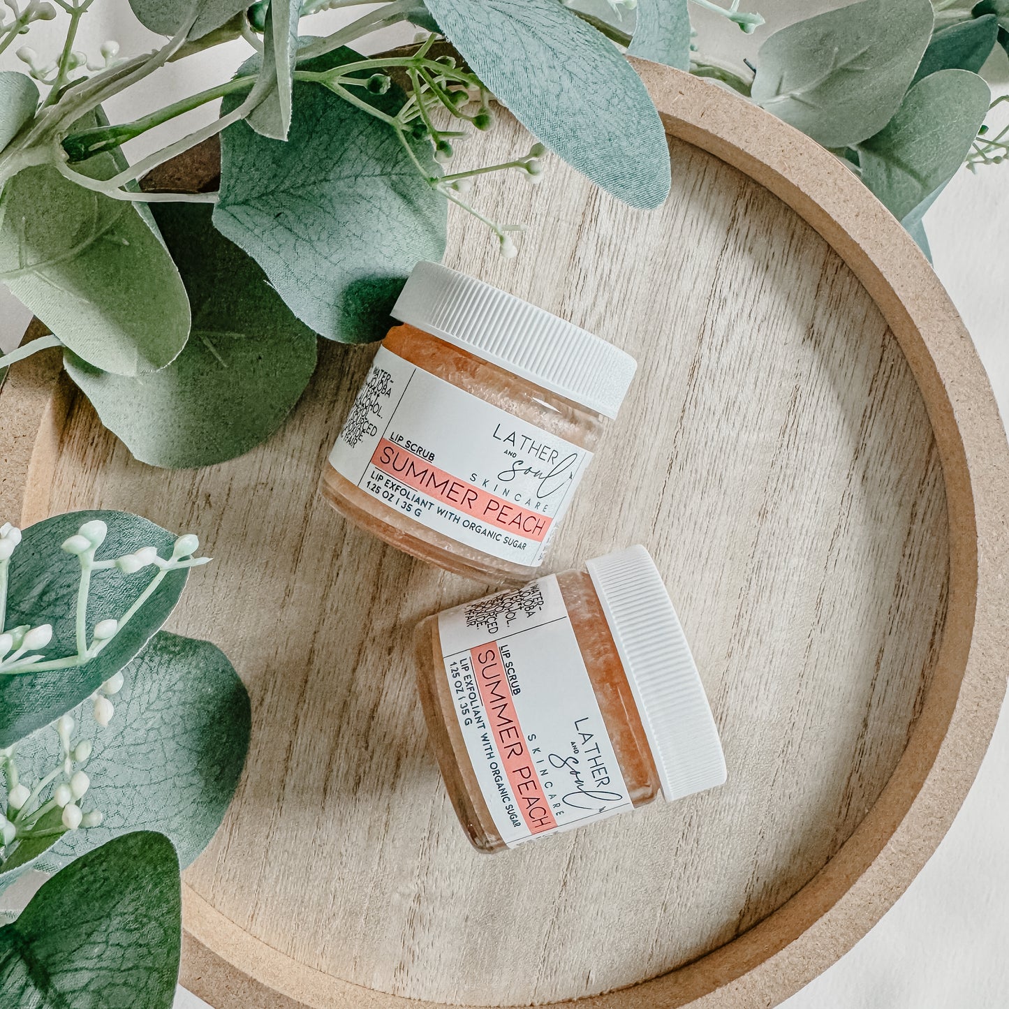Summer Peach Lip Scrub