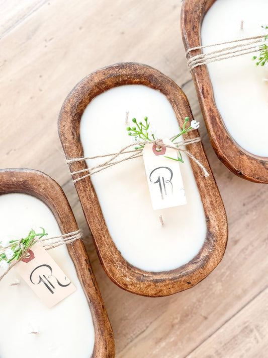 Frozen Pine | 3 Wick Dough Bowl Candle